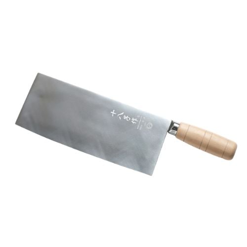Stainless Steel Slicing Knife With Wooden Handle #1, L33.6xW9.7cm, Blade L23cm, Shibazi