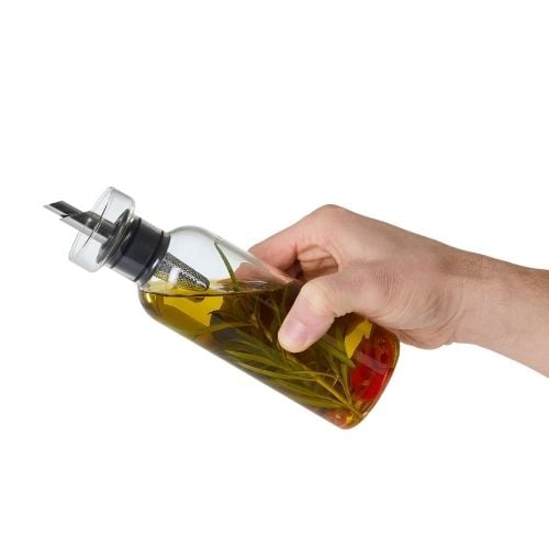 AdHoc AromaPour Glass Oil & Vinegar Pourer Set Ø5.8xH21cm, 2x300ml