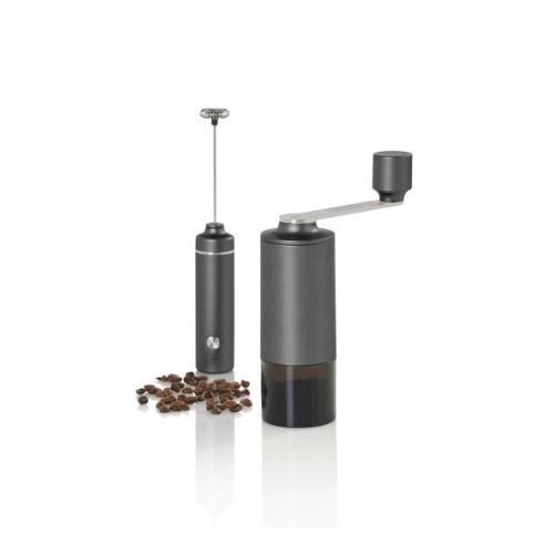 Ad Hoc Stainless Steel Coffee Grinder, Dark Grey Ø5.6 × H18.8cm,Moro Ceracut XL