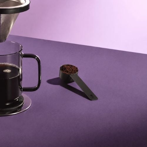 Ad Hoc Black Stainless Steel Coffee Measure L24xW4xH2.2cm, Moro, Adhoc