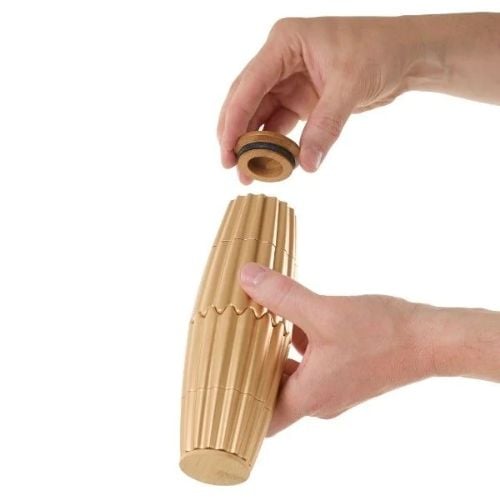 AdHoc Magtwo Ceracut Magnetic Salt & Pepper Mill Ø6.6xH19.5cm, Gold