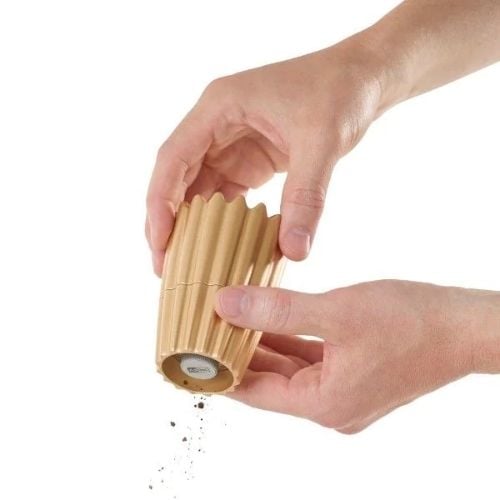 AdHoc Magtwo Ceracut Magnetic Salt & Pepper Mill Ø6.6xH19.5cm, Gold