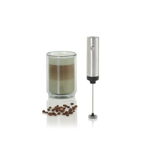 Ad Hoc Stainless Steel Electric Milk & Sauce Frother Ø3.xH20.8cm, Silver, Moro