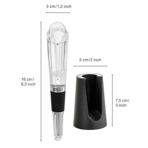 AdHoc Vine Silicone Wine Aerator & Pourer Ø5xH17.5cm