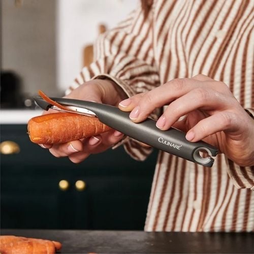 Culinare Swivel Angled Peeler L18.5cm, Grey