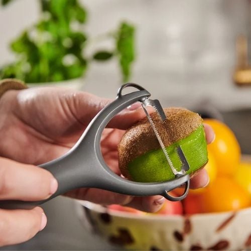 Culinare Safety Serrated Y-Peeler L17cm, Grey