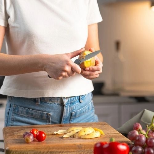 Zyliss Stainless Steel Paring Knife With Translucent Blade Cover 8.9cm, Gray, Utility