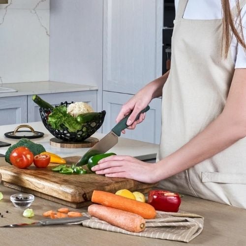 Zyliss Stainless Steel 3-Piece Chef& Paring Knife Set With Translucent Blade Cover, Utility