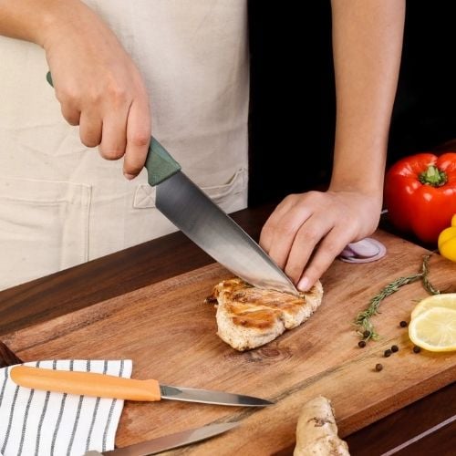 Zyliss Stainless Steel 3-Piece Chef& Paring Knife Set With Translucent Blade Cover, Utility