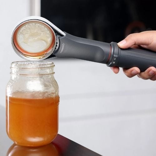 Zyliss Acrylonitrile Butadiene Styrene Jar Opener With Adjustable Rubberized Band