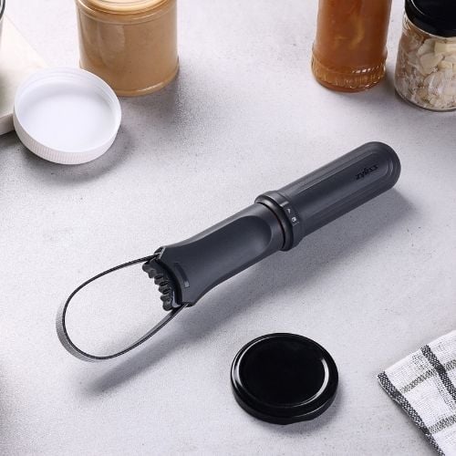 Zyliss Acrylonitrile Butadiene Styrene Jar Opener With Adjustable Rubberized Band