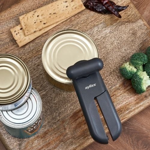 Zyliss Polypropylene Can Opener With Ergnomic Handle, Gray, Magican