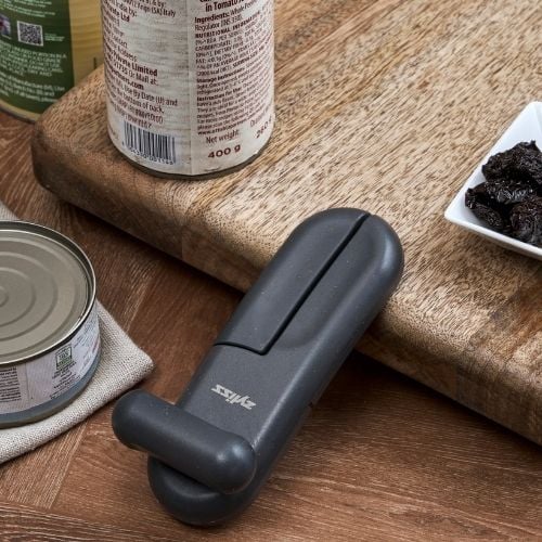 Zyliss Polypropylene Can Opener With Ergnomic Handle, Gray, Magican