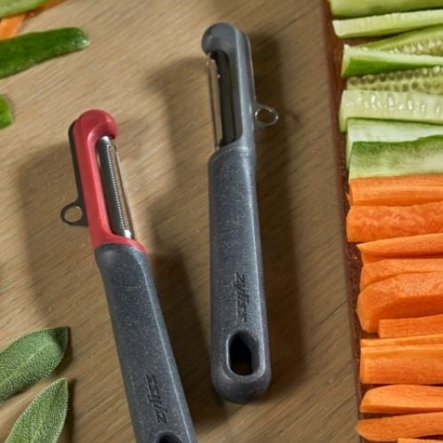 Zyliss Polypropylene 2-Piece Peeler Set (Universal And Soft Skin)