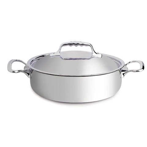 S/S LOW CASSEROLE (WITH LID