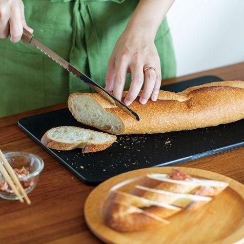Asahi Elastomer Cutting Board L40xW26xH0.8cm,Heat Resistant To 100°C, Black