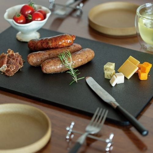 Asahi Elastomer Cutting Board L40xW26xH0.8cm,Heat Resistant To 100°C, Black