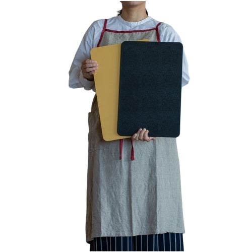 Asahi Elastomer Cutting Board L40xW26xH0.8cm,Heat Resistant To 100°C, Black
