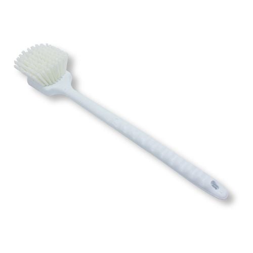 Carlisle Floater Scrub Brush With Polyester Bristles 20", White