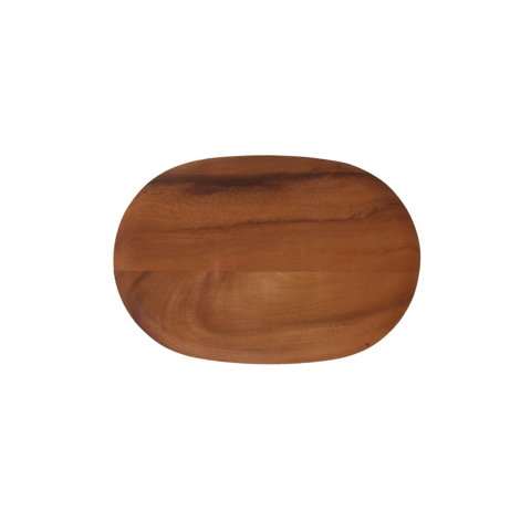 WDN OVAL SERVING BOARD, ACACIA-OILED, L23.8xW16.3xH1.5cm, TABLET, MYE