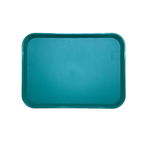 Jiwins Polypropylene Plastic Fast Food Tray 12"X16", Green
