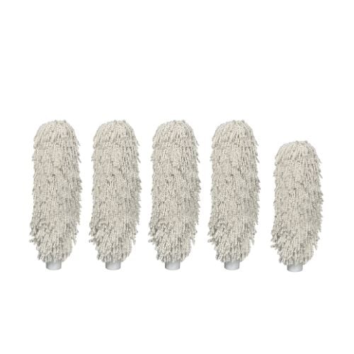 Accs, Carlisle Microfiber Brush Set For JW-GP05, 4piece Ø7xH23.5cm And 1pc Ø7xH21cm, White