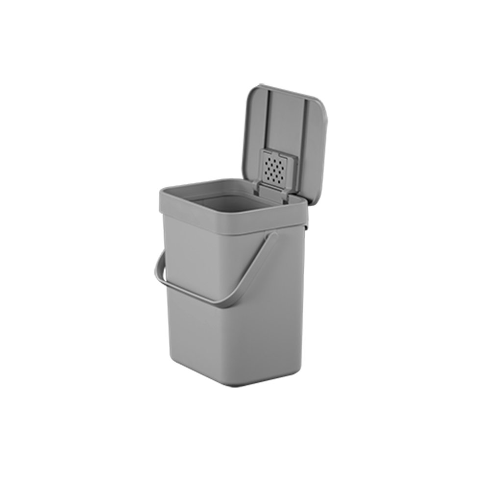 PP WALL-MOUNTED FOOD WASTE CADDY WITH ABS LID