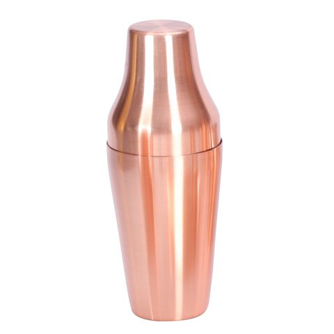 2PC COCKTAIL SHAKER 20oz, COPPER PLATED