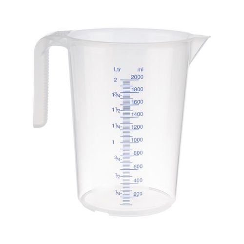 APS Polypropylene Microwave Safe Stackable Measuring Jug Ø15xH20.5cm, 2L