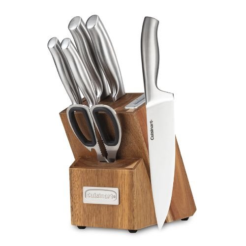 Cuisinart Stainless Steel set of 7 Hollow Handle Knife Block