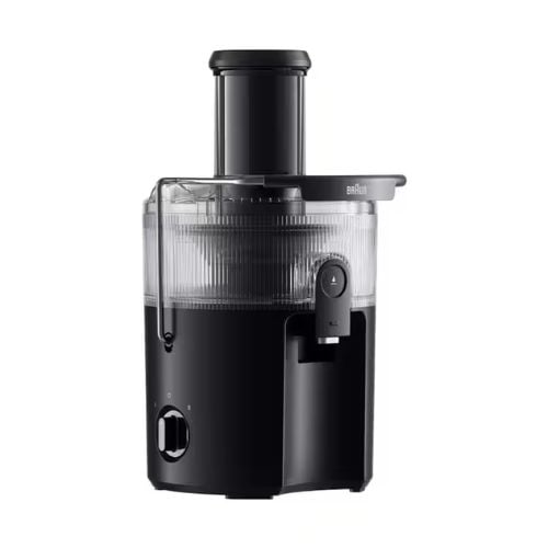Braun Multi Spin Juicer With Anti Drip System & 2 Speeds D24.5xW23.8xH40.2cm, Capacity: 2L, Foam Separator Jug: 800ml, 220-240V/50-60Hz, 800W, Black