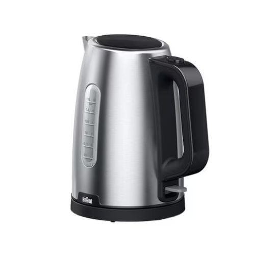 Braun Pureshine Stainless Steel Electric Kettle 1.7L, 220-240V,2000W, Black ==1 Year Warranty==