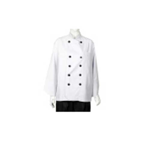 Cck Image CCK Long Sleeve Chef's Uniform Thin (Black Button) L | Sia Huat E-store