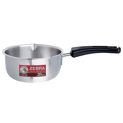 Zebra Stainless Steel Japanese Zebra Sauce Pan Without Lid 20cm | Sia ...