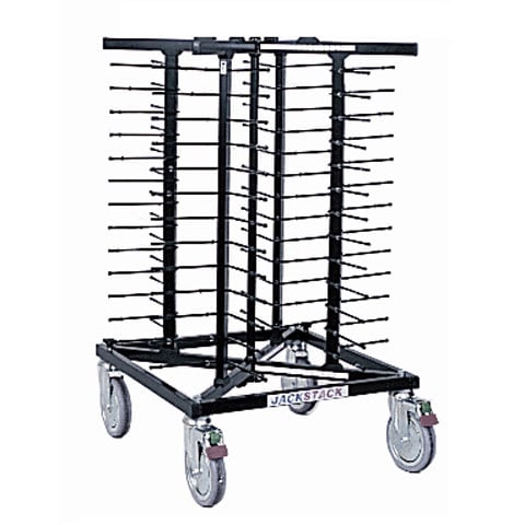 Rubber Plate Racks Jackstack Mobile Plate Rack For 52 Plates 24